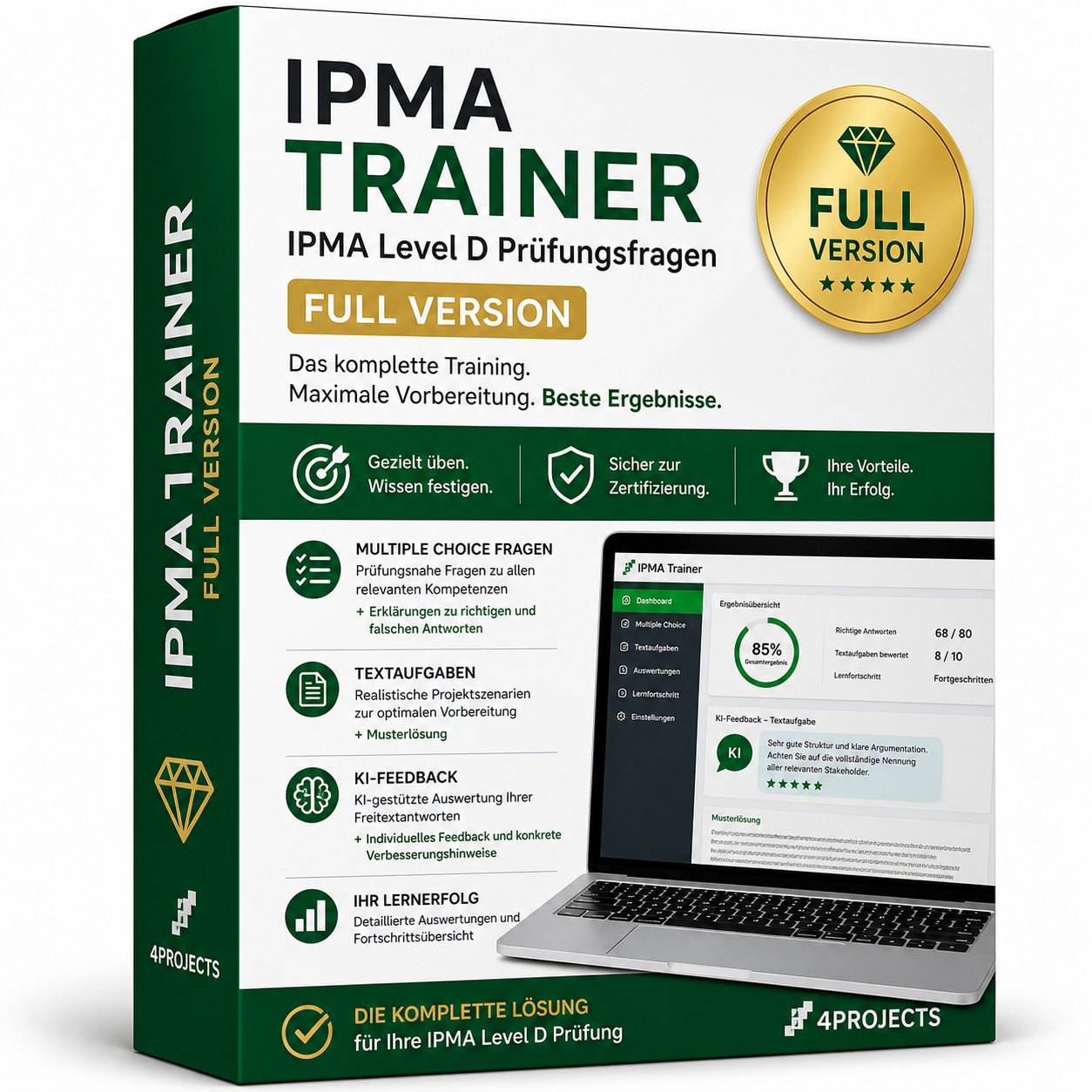 Zum IPMA Level D Prüfungsfragen Trainer